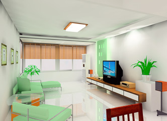 a kind of living room design