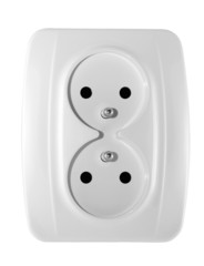 Electric outlet with clipping path