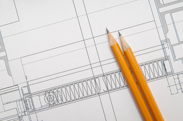 Construction blueprint