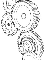 Sketch gears