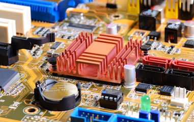 close-up morher board background