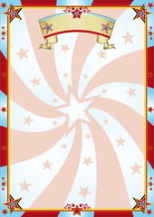 Fototapeta premium Red and blue carnaval background