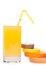 juice in glass