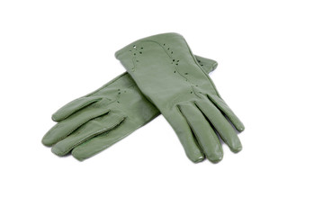 zielone rękawiczki, green gloves