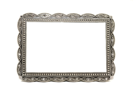 antique metal picture and photo frame