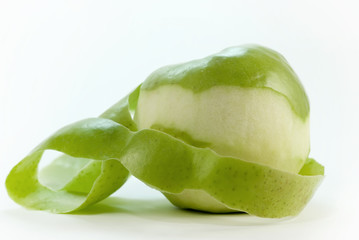 pomme épluchée © danimages