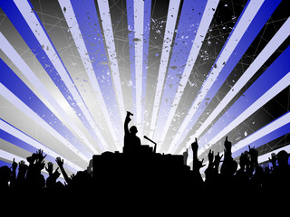 Deejay at disco