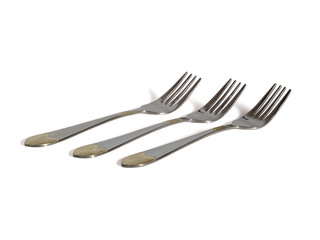 Three table forks