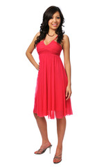 Beautiful asian model posing