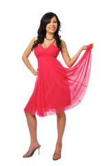 Beautiful asian model posing