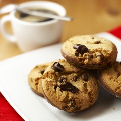 Chocolate Cookies and Coffee