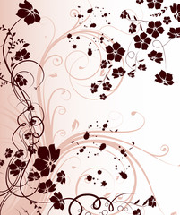 Floral abstraction for design.