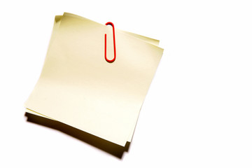 Blank note paper