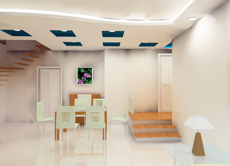 a kind of interior design plan