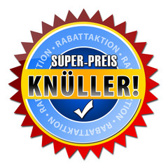 Super-Preis-Knüller Button