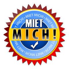 Miet Mich! Button