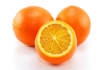Citrus fruits (orange) isolated