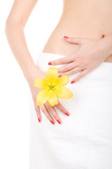 care for sensuality woman body