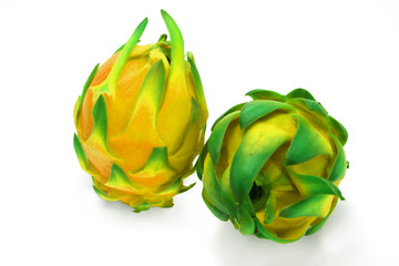 Obraz premium two whole dragon fruit