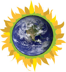 Terre dans un Soleil