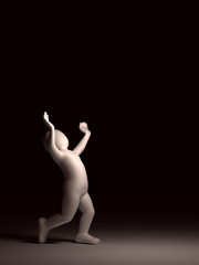 The ray of the light.