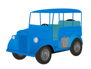Blue car