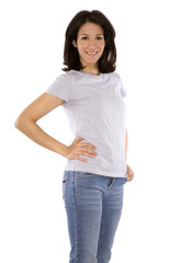 Obraz premium casual brunette