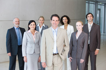 Team of business people