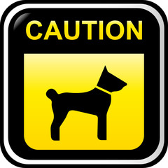 caution - dog