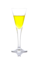 Glass of yellow paradise cocktail