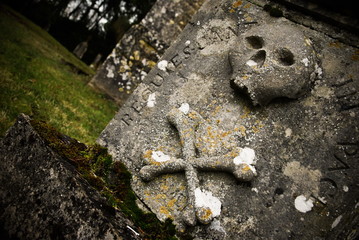 Tombe - Tête de mort