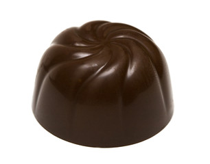 chocolate candy isolated on white background