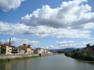 Obraz premium niebo nad Florencją