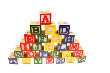 Alphabet learning blocks