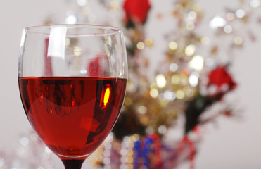 red wine close up