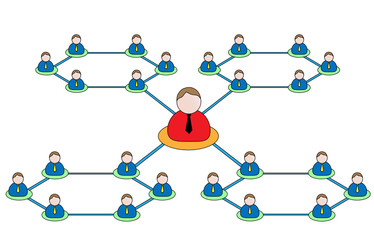 Business organization icon