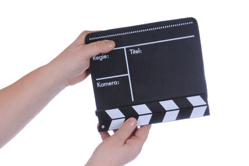 Filmklappe klappe kino tafel