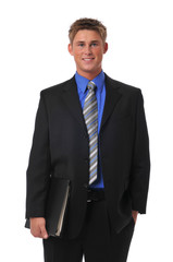 Confident young businessman