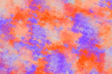 fond orange et violet