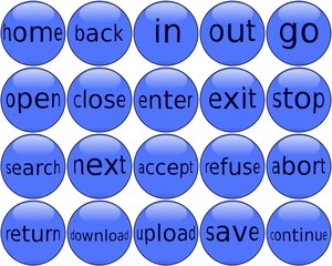 boutons internet site web buttons messages