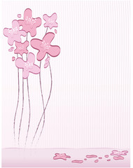 Abstract Cherry Blossom Background