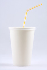 White coffee papercup