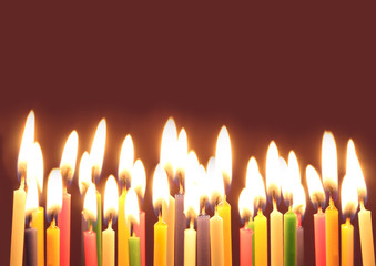 Happy birthday candles.