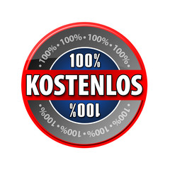 100% Kostenlos Button