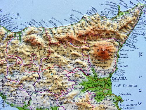 Vecchie Foto Di Catania Sicily Map