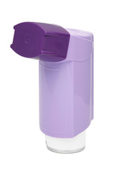 Purple asthma Inhaler