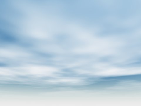 high resolution 3d blue sky background with white clouds