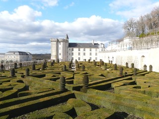 Chateau de Villandry in the Loire Valley of France