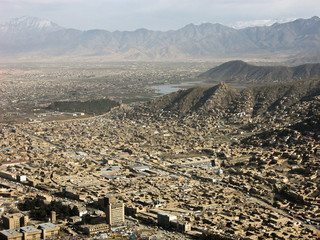 Afghanistan Kabul vom Koh-e-Asmani