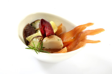 sea food appetizer still life